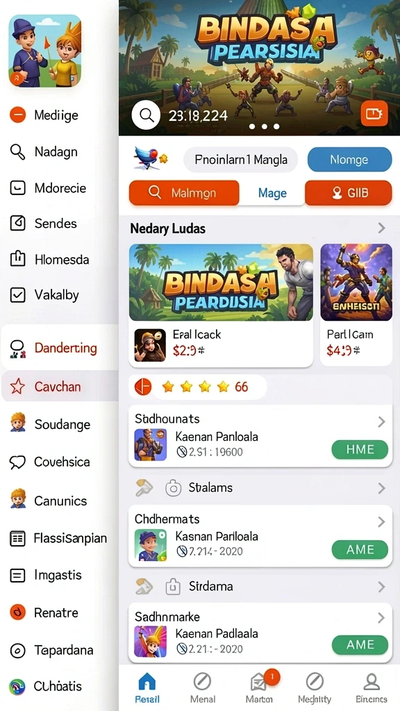 ollo4d - Tangkapan layar menggambarkan level baru yang menantang.