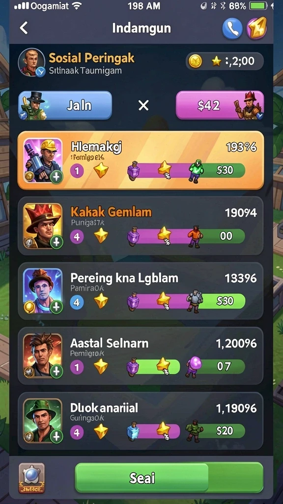 online138 - Karakter dengan kemampuan unik untuk setiap pemain.