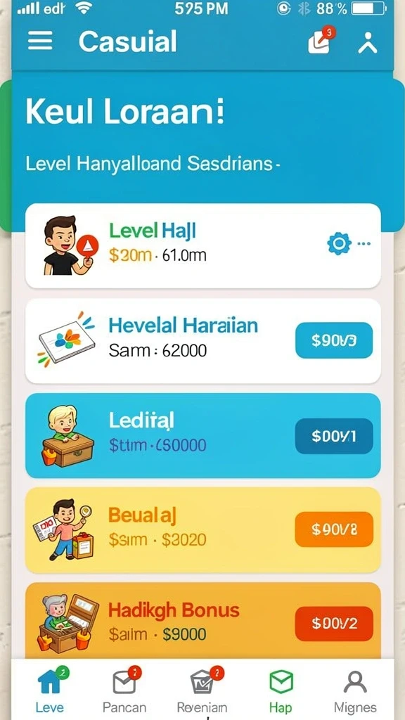 rezekigo - Kesempatan mendapatkan hadiah menarik setiap hari.