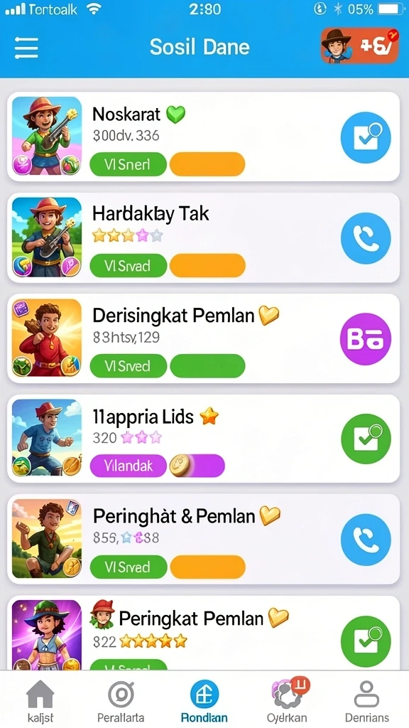 watitoto - Tampilan antarmuka yang menarik dan user-friendly.